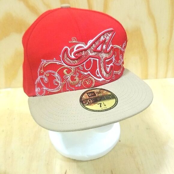New Era Other - Vintage New Era Atlanta Braves Cap sz 7 1/4